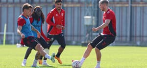 Samsunspor, Amed Sportif Faaliyetler maçının hazırlıklarını sürdürdü