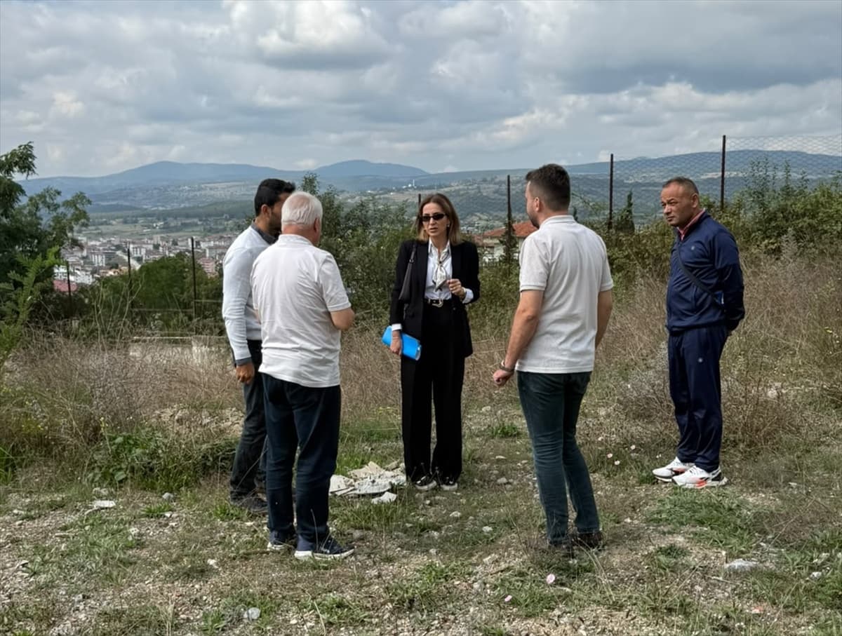 Samsun Kavak'ta gençlik ve sosyal yaşam kompleksi için saha incelemesi yapıldı