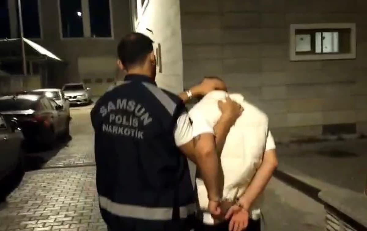 Uyuşturucudan 10 yıl 10 ay kesinleşmiş hapis cezası olan şahıs Samsun'da yakalandı
