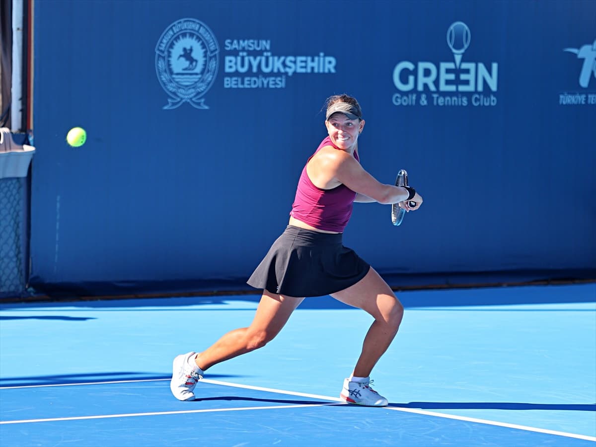 Samsun Açık WTA 125'te eleme maçları tamamlandı, 25 ülkeden tenisçi mücadele etti