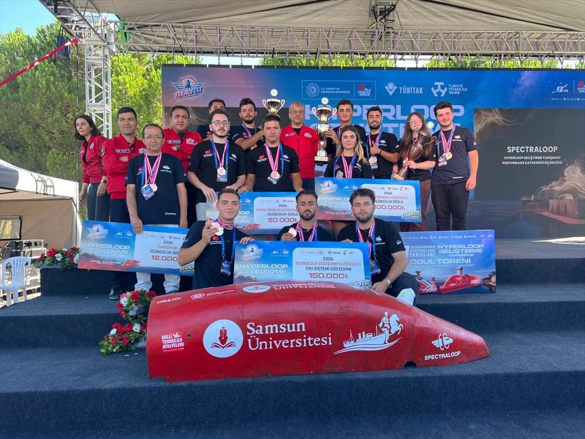 Samsun Üniversitesi TEKNOFEST 2026'da 2 Türkiye birinciliği dahil 12 ödül aldı