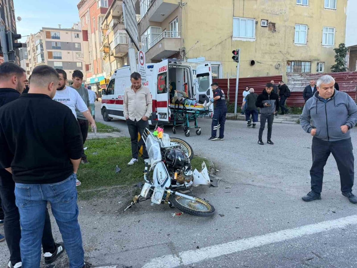 Samsun Çarşamba'da kırmızı ışık ihlali yapan sürücüye 5 bin TL ceza kesildi