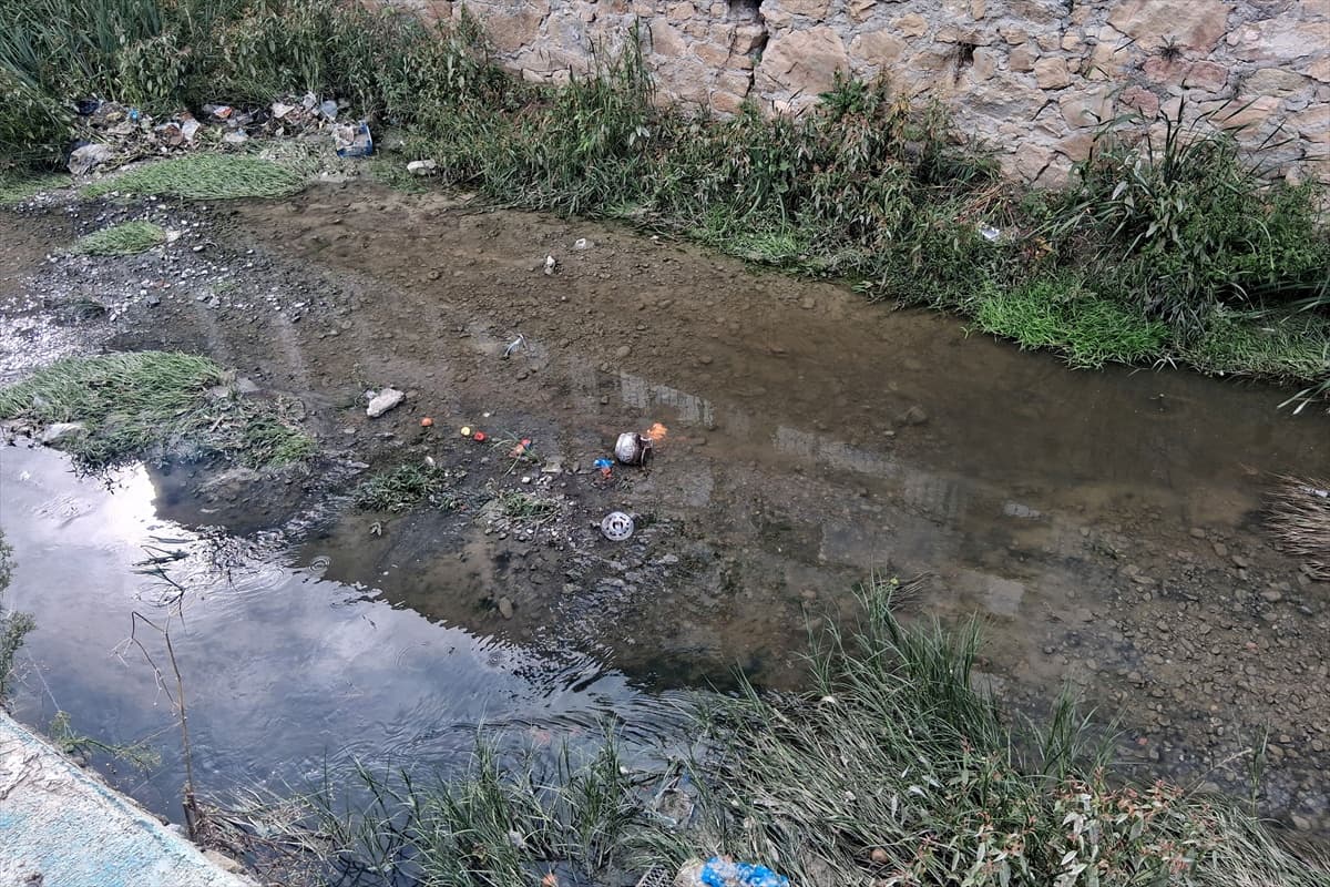 Samsun Havza'da alev alan piknik tüpü dereye atıldı, itfaiye söndürdü