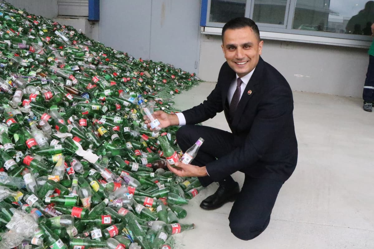 Samsun Alaçam'da Turgay Baş, 100 bin ambalaj hedefine ulaşan ilk katılımcı oldu