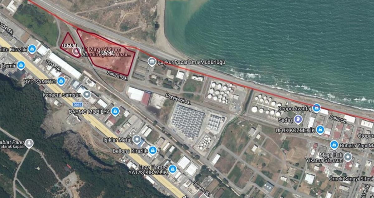 SGK Samsun'da 6 arsayı 1 milyar 196 milyon 320 bin TL değerle ihaleye çıkarıyor