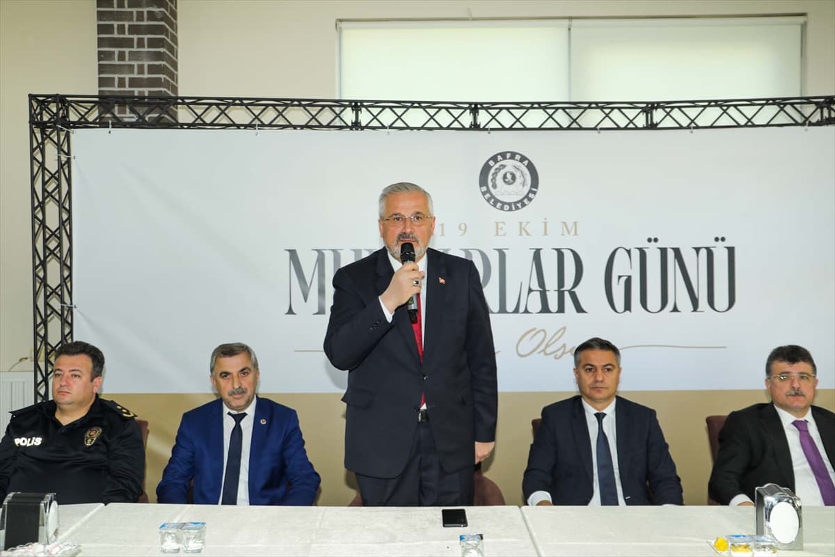 Bafra'da Muhtarlar Günü kahvaltısında 139 mahalle için iş birliği vurgulandı