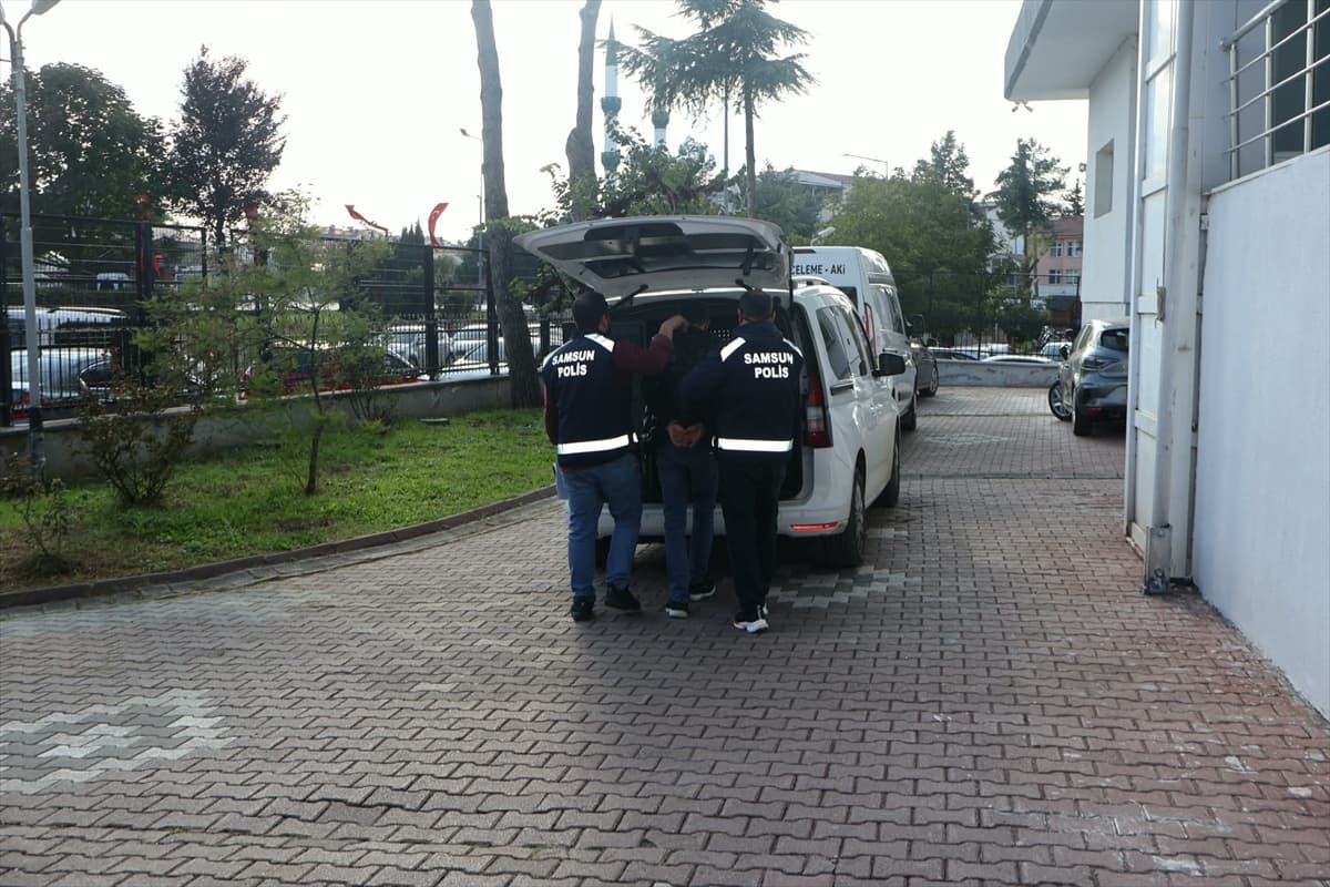 Samsun Bafra'da 8 yıl 4 ay kesinleşmiş hapis cezası olan firari hükümlü yakalandı