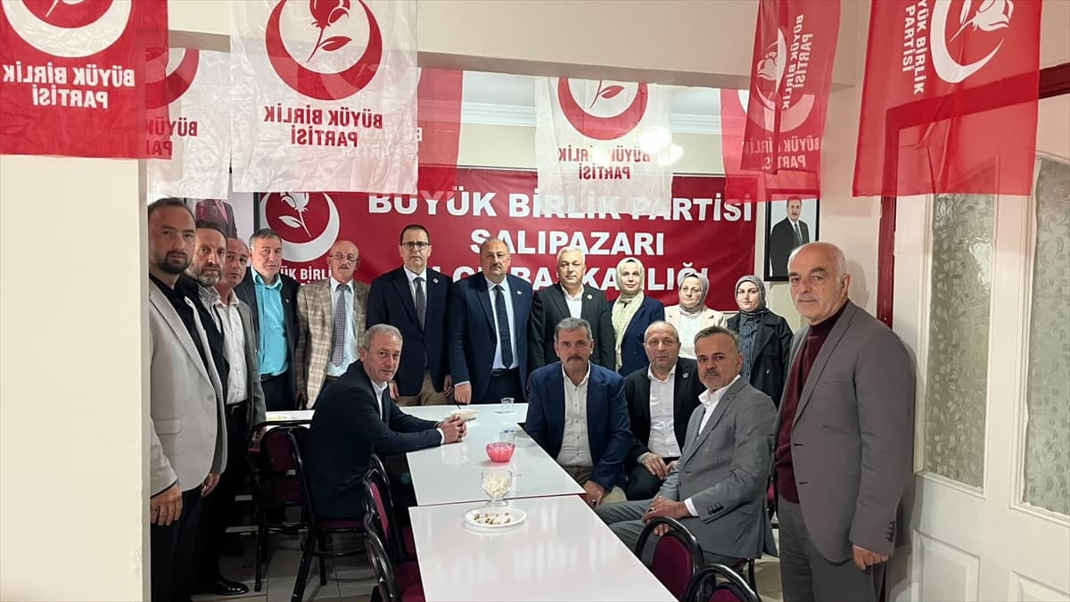 BBP Samsun İl Başkanı Şahin, Salıpazarı'nda teşkilat ve belediye ziyaretleri yaptı