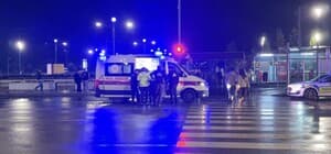 Samsun’da SUV aracın çarptığı yaya yaralandı