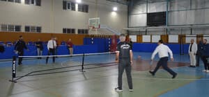 Havza'da öğretmenler ile kamu personeline pickleball eğitimi verildi